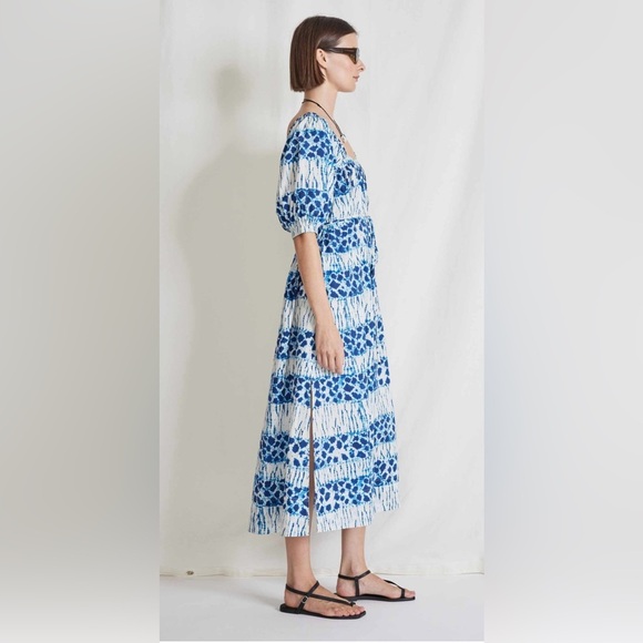 Apiece Apart Gali Shirred Midi Dress- NWOT - Picture 3 of 10